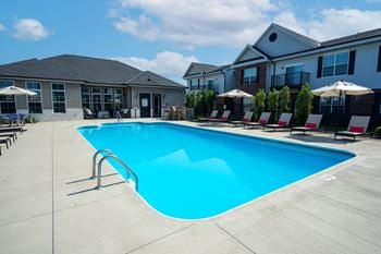 Pool with sundecks